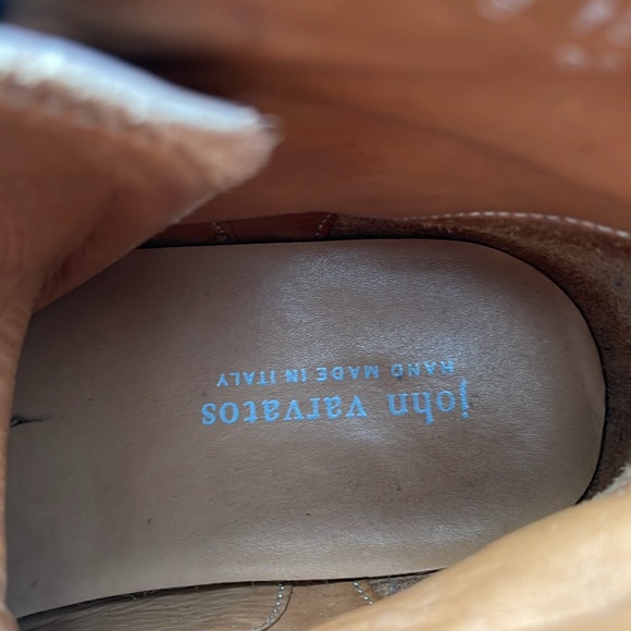 John Varvatos leather lace up boots 9 (run full size larger- 10) Worn 2 times - Picture 11 of 16